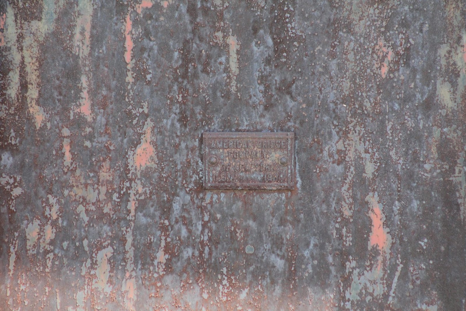Plaque on span #3